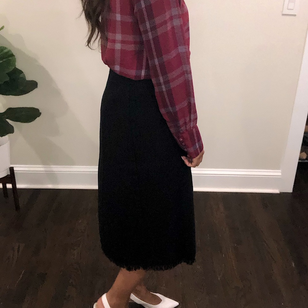Fall Inspired Vintage Skirt with a Long Sleeve Top